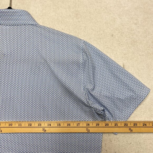 Holderness & Bourne Polo Shirt Mens S Blue Short Sleeve Open Golf Florida - Picture 9 of 10